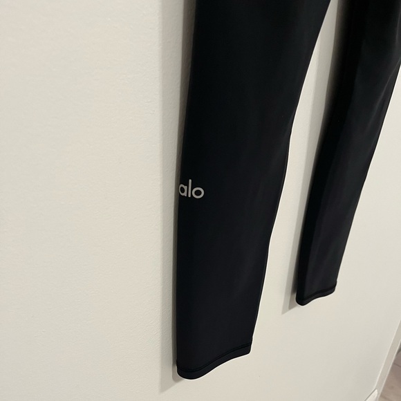 Alo Yoga High Waist Ripped Warrior Leggings Black S - Picture 14 of 16